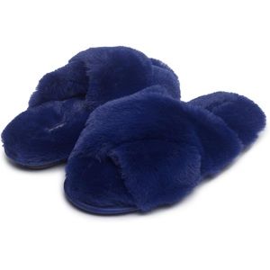 Laura Ashley Navy Slippers